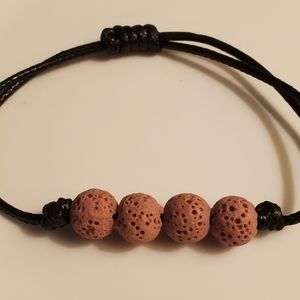 2/$15 Essential Oil Lava Bead Bracelet NEW
